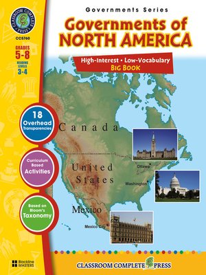 cover image of Governments of North America Big Book